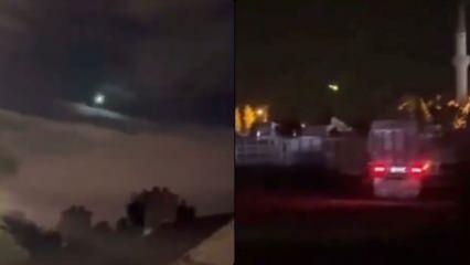 Adana ve Hatay semalarında korkutan anlar! Dev göktaşı görüntülendi