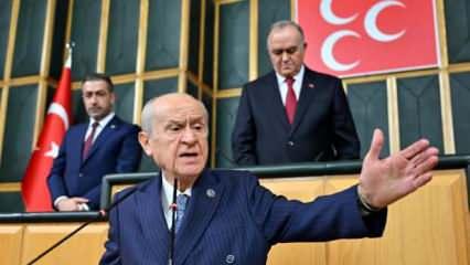 Bahçeli'den tarihi çıkış: Teröristbaşı Öcalan DEM grubundan örgütü lağvettiğini haykırsın