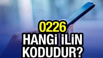 0226 alan kodu hangi şehre ait? 226 numaralı arama nereden geliyor?