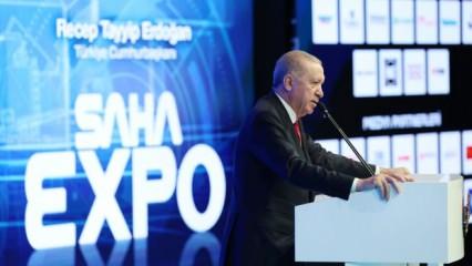 Cumhurbaşkanı Erdoğan SAHA EXPO 2024'de önemli savunma sanayii mesajı!