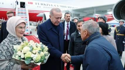 Cumhurbaşkanı Erdoğan Tataristan'da! Tarihi görüşmeler