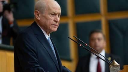 Devlet Bahçeli'nin çıkışı sonrası MHP'den son dakika açıklaması!