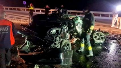 Erzincan'da feci kaza: 3 vatandaş öldü, 1 yaralı