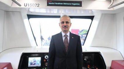 Gayrettepe-İstanbul Havalimanı-Arnavutköy metro hattında rekor kırıldı!