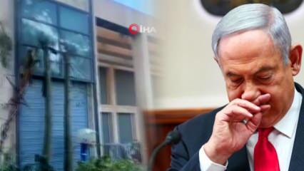 İran suikast saldırısı düzenlemişti! Netanyahu'nun evinin görüntüleri ortaya çıktı