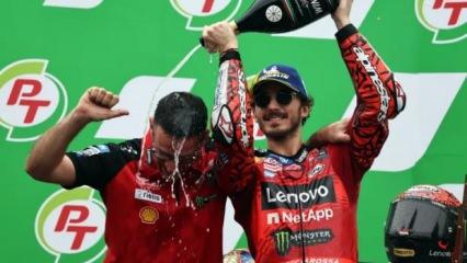 MotoGP Tayland Grand Prix'sini Francesco Bagnaia kazandı