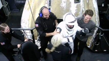 NASA'nın Crew-8 mürettebatı aylar sonra dünyaya döndü