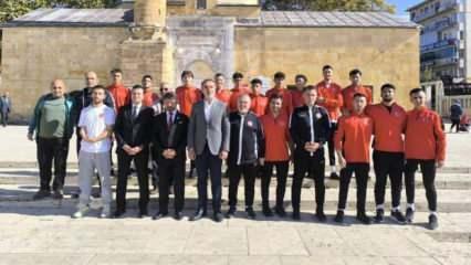 Ampute Futbol Milli Takımı'na Kırşehir'de coşkulu karşılama