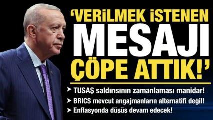 Başkan Erdoğan'dan Kabine sonrası önemli mesajlar: Alçak saldırılar bizi durduramaz!