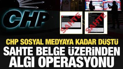 CHP'den sahte belge üzerinden algı operasyonu