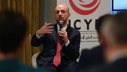 Dünya Etnospor Konfederasyonu Başkanı Bilal Erdoğan, ICYF’in düzenlediği panelde konuştu