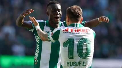 Ndao hat-trick yaptı! Konyaspor 3 puanı 3 golle aldı