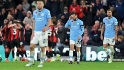 Manchester City ilk yenilgisini aldı