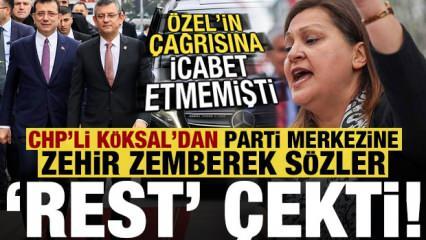 Özel'in 'Esenyurt' çağrısına icabet etmeyen CHP'li Köksal'dan zehir zemberek açıklama!