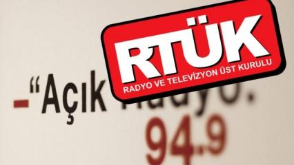 Açık Radyo manipülasyonuna RTÜK'ten cevap: Kanun uygulandı