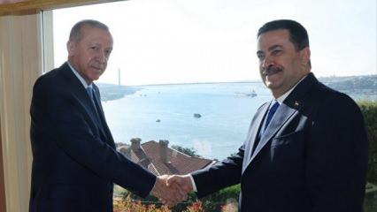 Son Dakika: Cumhurbaşkanı Erdoğan, Irak Başbakanı Sudani'yi kabul etti