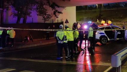 Trafik ekibine İETT otobüsü çarptı: 1 polis memuru şehit oldu
