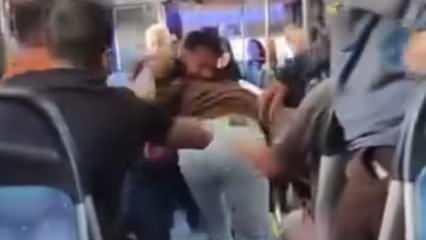 Antalya'da otobüste 'yan bakma' kavgası! ‘Evlense benim yaşımda çocuğu olur’