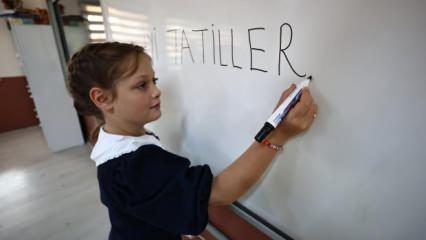 Ara tatil için son ders zili yarın çalacak