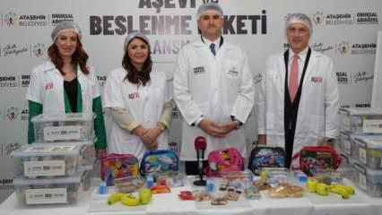 Ataşehir Belediyesi'nden öğrencilere 65 bin adet beslenme paketi