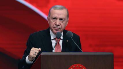 Başkan Erdoğan 'iftira atıyorlar' diyerek tepki gösterdi! 