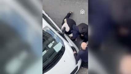 Bir sürücü, kendisine yol vermeyen sürücünün aracının lastiklerini patlattı