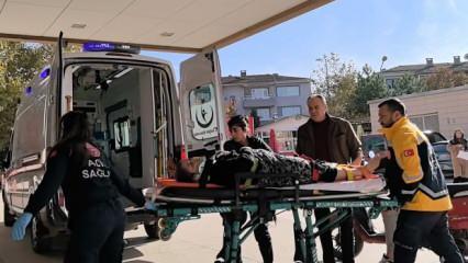 Cam silerken 2'nci kattan düşüp ağır yaralandı