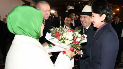 Cumhurbaşkanı Erdoğan Kırgızistan'da