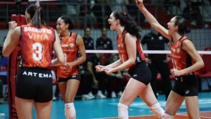 Eczacıbaşı Dynavit, CEV Şampiyonlar Ligi’ne galibiyetle başladı