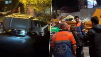 Kartal'da çöp sorununa illegal çözüm! İBB ekipleri fena yakalandı 