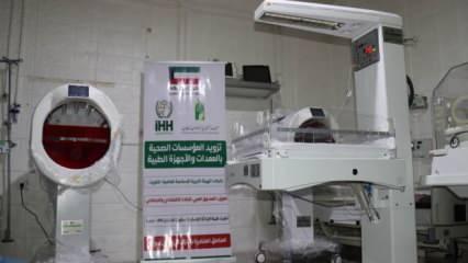 Kuveyt IICO ve İHH'dan Suriye'ye 403 bin dolar değerinde tıbbi cihaz desteği