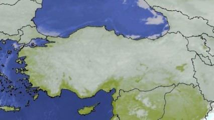 Harita yayımlandı: Meteoroloji'den yeni hava durumu raporu!