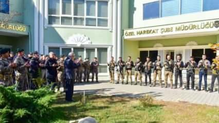 Özel harekat ekipleri dualarla göreve uğurlandı