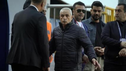 Rıza &Ccedil;alımbay g&ouml;rd&uuml;ğ&uuml; kırmızı karta tepki g&ouml;sterdi!