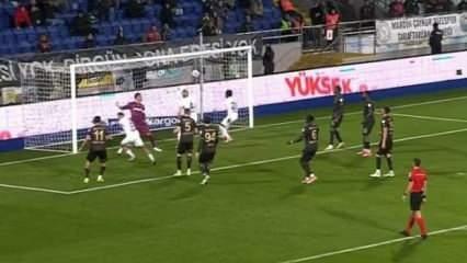 Rize'de 7 dakikalık inceleme! Gol iptal edildi
