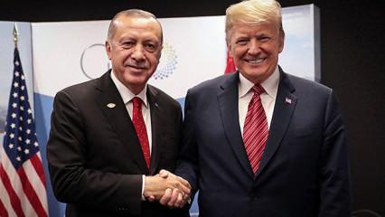 Son dakika: Cumhurbaşkanı Erdoğan'dan Trump'a tebrik!