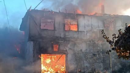 Son dakika haberi...Kütahya'da korkunç yangın: Onlarca ev küle döndü