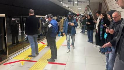 Üsküdar-Samandıra Metro Hattı'nda arıza