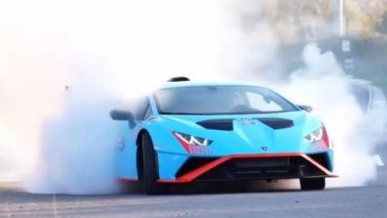 Zayn Sofuoğlu, Lamborghini ile şov yaptı! Sosyal medyada gündem oldu