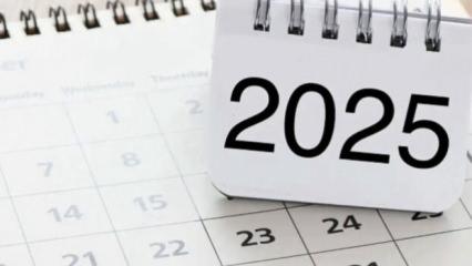 2025&rsquo;in resmi tatil g&uuml;nleri belli oldu: &Ccedil;oğu hafta i&ccedil;ine denk geliyor