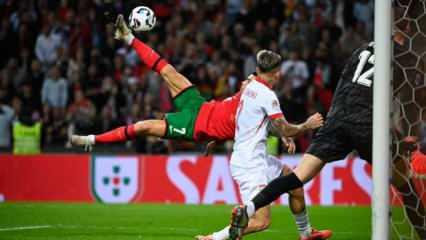 39'luk Ronaldo hedefe bir adım daha yaklaştı! Tarihi rekora kaç gol kaldı?
