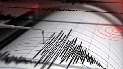 Ege'de deprem meydana geldi