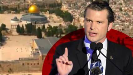ABD'nin yeni Savunma Bakanı Pete Hegseth'in Mescid-i Aksâ için alçak teklifi ortaya çıktı