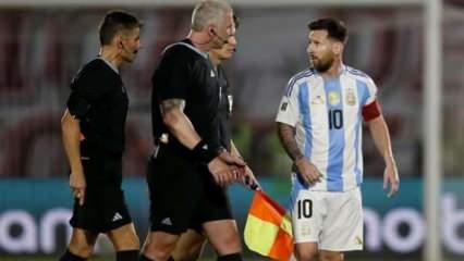 Arjantin yenildi! Lionel Messi öfkesini hakemden çıkardı