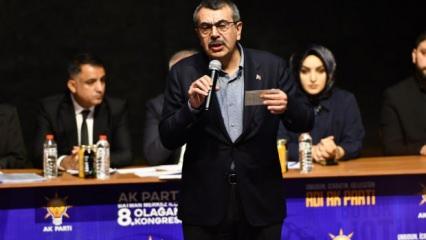Bakan Tekin: Kendi icat ettiğin bir laikliği bana dayatıyorsun!
