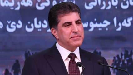 IKBY Başkanı Barzani'den Türkçe mesajlı kutlama