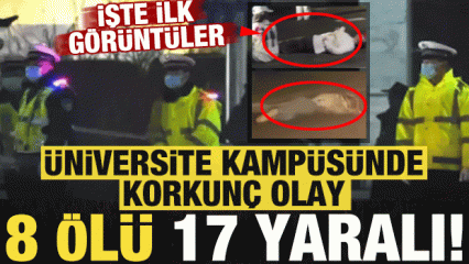 Çin'de üniversite kampüsünde korkunç görüntüler! 8 ölü, 17 yaralı...