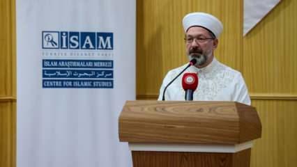 Erbaş: Filistin konusunda Cumhurbaşkanımızın mektubunu Papa'ya götürdüm