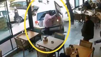 Feci ölüm: Kuşadası'nda kafeye dalan otomobil 4 kişiyi ezdi!