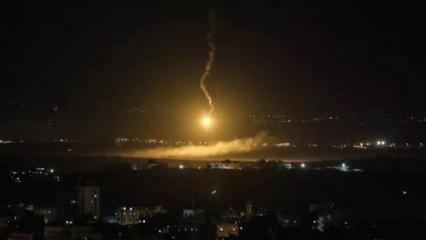 İsrail Suriye'yi bombaladı! Hava savunma sistemleri karşılık verdi